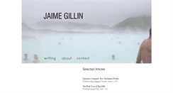 Desktop Screenshot of jaimegillin.com